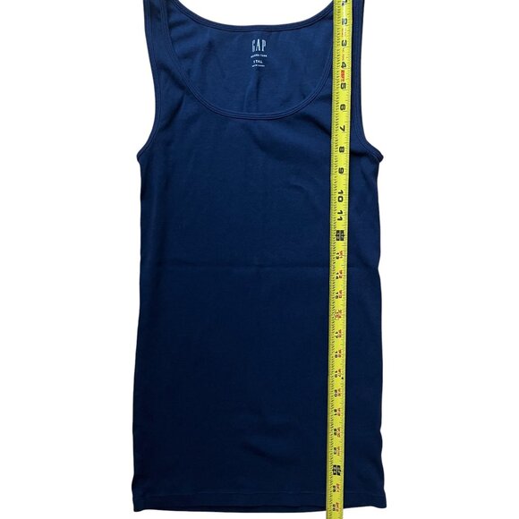 NWT Gap Modern Tank Top Navy Blue Womens size Small Tall - Picture 4 of 11